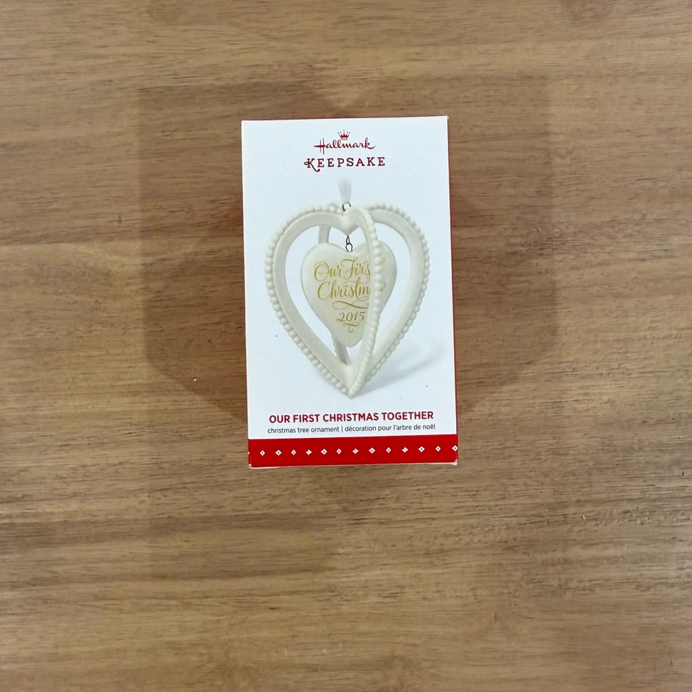 Hallmark Keepsake ornament - our first Christmas together 2015